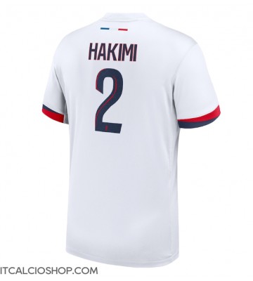 Paris Saint-Germain Achraf Hakimi #2 Seconda Maglia 2024-25 Manica Corta